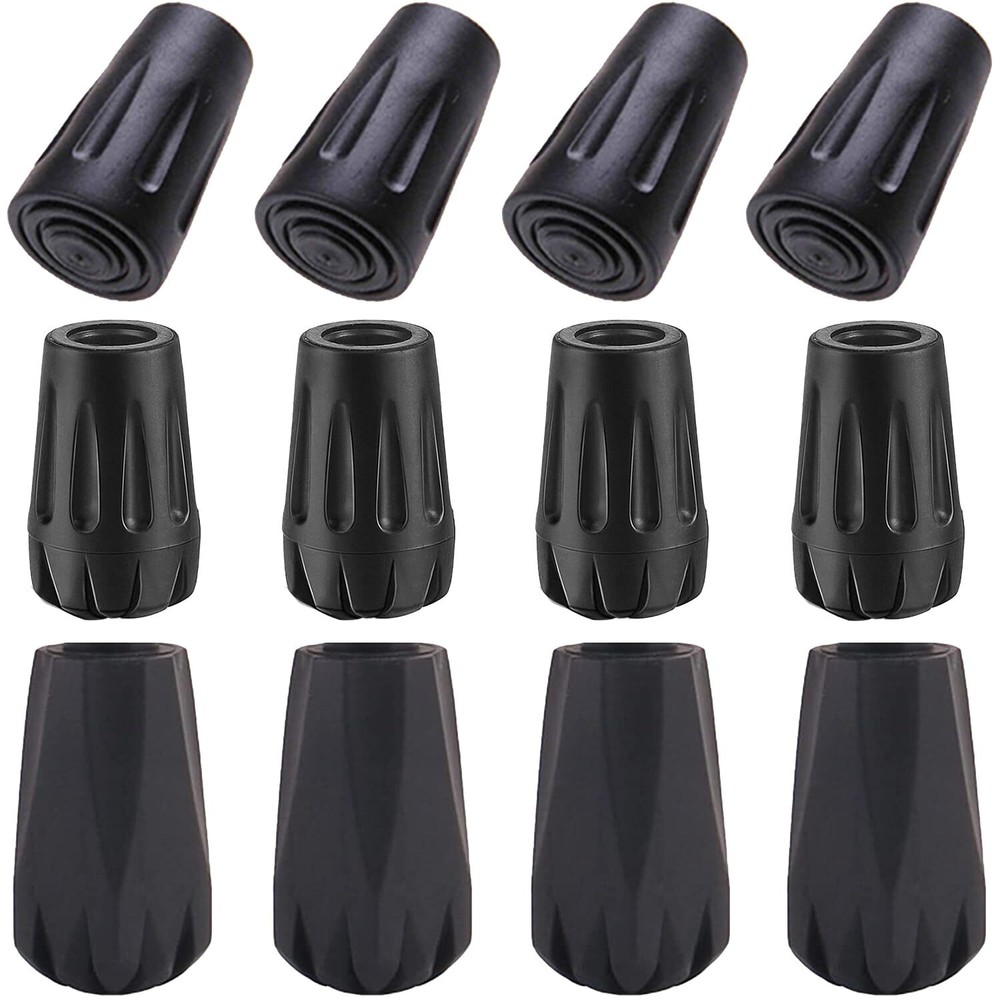 Extra Thick And Wear Resistingtrekking Pole Tip Accessories Set Hiking Pole Rubb