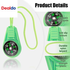 Mini Bulk Compass with Nylon Lanyard, 1 Inch Portable Direction Finder for Hikin