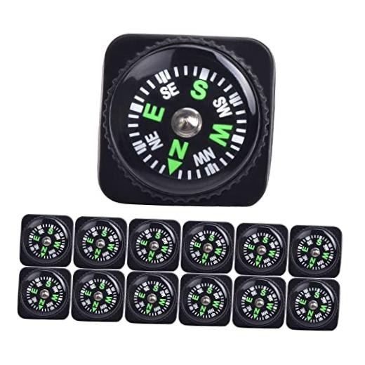 15pcs Slip-On Wrist Compass Hard Shell Liquid Filled Mini Small Button Compass