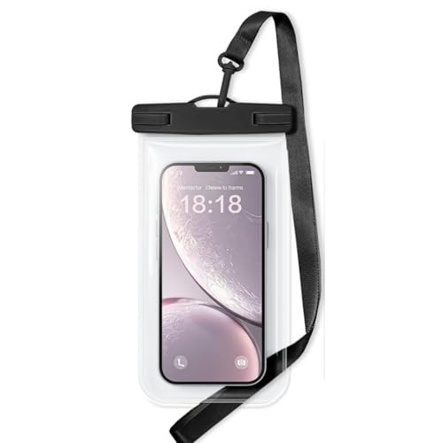 1/2 Pack Waterproof Phone Pouch Compatible with iPhone A6-Black