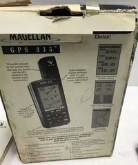 MAGELLAN 315 Portable GPS Navigator Boating Fishing Hunting Hiking With Box