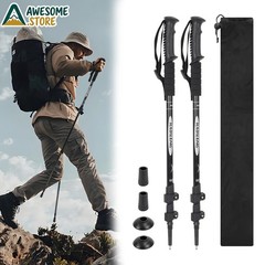 2X Trekking Poles Nordic Walking Hiking Sticks Adjustable Anti-shock Alpenstock