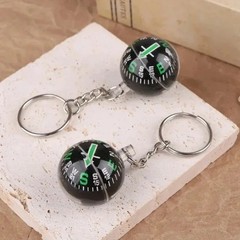 Portable Mini Keychain Compass Outdoor Navigation Tool for Hiking Camping Travel