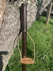 100% Vintage Bamboo Wood Walking Hiking Stick Staff Hike Pole Hand Carved Wooden