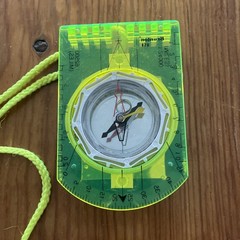 BRUNTON USA Mirrored Declination Compass Green