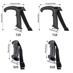 2pack Hiking Poles Handle Replacement Ergonomic Antiskid Grip for Trekking