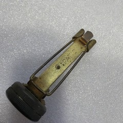 Vtg TRU NORD Brass Compensated Compass, V E Budlong, Brainerd, Minn. w/Pin Clip