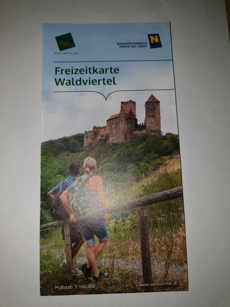 Hiking map Lower Austria Zwettel 1:160 000
