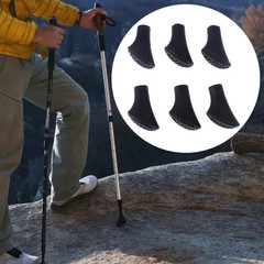 6x Trekking Poles Tips Cane Caps Cover 11mm Hole Diameter Ferrule Climbing Boot