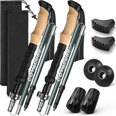 Hiking Poles – Aluminum Alloy 7075 Trekking Poles Collapsible with Telescopic,Li