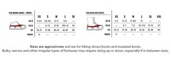 Kahtoola MICROspikes -snow, ice, trail hiking crampons – RED, LARGE