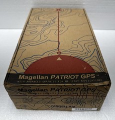 VTG Magellan Patriot GPS Satelite Navigator 1994 Box, Case & Manual Powers Up