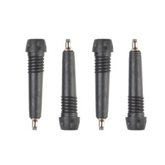 4pcs Replacement Rubber Tips Set Tungsten Rod Tip for Trekking Poles Heavy Duty