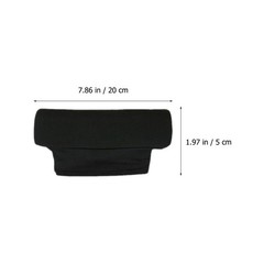 1 Set Durable Crutch Pads for Armpits Reusable Walking Stick Cushions Black