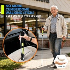 Collapsible Trekking Poles Nordic Walking Sticks Hiking Alpenstock for Men Women