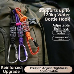 Adjustable Aluminum Water Bottle Buckle with Smooth Threaded Lock System