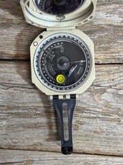 Brunton Pocket Transit Compass with Leather Case