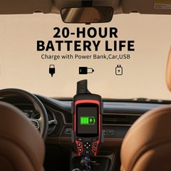 A6 Handheld GPS for Hiking, Rugged Waterproof GPS Navigator Track Navigation