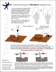 HELINOX THE DEUCE OF SPADES #2 DIRTSAW POCKET TROWEL SPADE TOILET SHOVEL