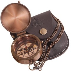 To My Son Engraved Brass Pocket Compass Gift Birthday Graduation From Mom Dad