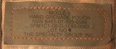ONE USGI ACU Single Hand Grenade Pouch MOLLE Utility Pouch VERY GOOD CONDITION