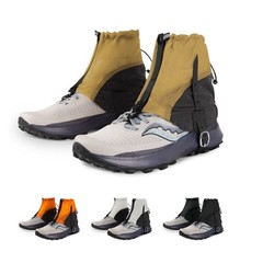 Waterproof Nylon Ankle Gaiters Adjustable Fit for Outdoor Hiking Running