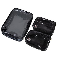 Utility Pouch Combo Set – 1 Large & 2 Mini Utility Makeup Pouch – Durable,