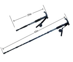 Cane Walking Stick Adjustable Folding Walking Aluminum Collapsible Travel Hiking