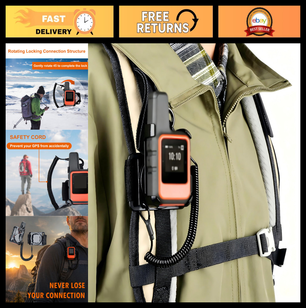 Backpack Tether for Handheld GPS | Mini/Mini 2 Mount | Secure Attachment Accesso