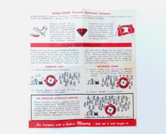 1950’s Vintage Home-Finder Precision Sportsman Compass FREE SHIPPING