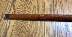 Stout KNOB HANDLE SOLID WOOD CARVED STAFF WALKING STICK CANE