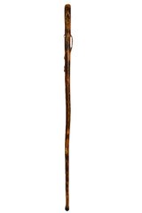 Walking Stick with Arrowhead Carving on Hardwood Staff, Chiefs Staff