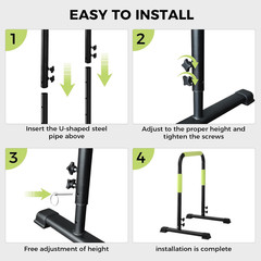 Walking Pad Handle Bar Only, Compatible with Walking Pads 24.4” Wide, Adjustabl