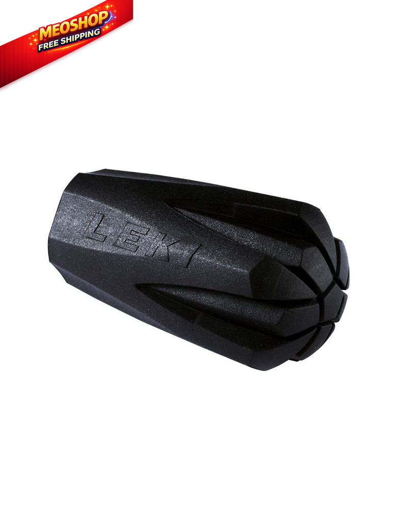 LEKI Rubber Walking Tip – Replacement Protective Tips for One Size, Black