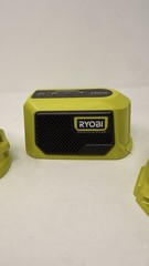 Ryobi 18v Tailgating Kit Bluetooth Speaker, Light, USB Power Source +Knife *NEW*