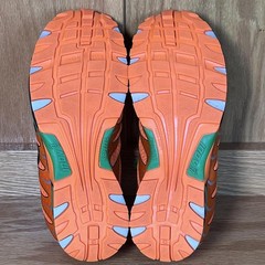 Inov-8 F-Lite 252 Trail Running Shoes Orange Green Womens Size 9.5/Mens Size 8