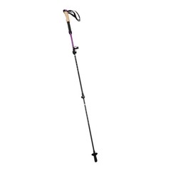 ​Montem Ultra Strong Trekking Pole Purple – Cork Grip & Flip Lock Hiking Stick