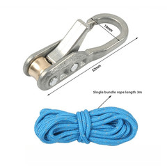 Stainless Steel Cam Lock Rope Tensioner with Nylon Rope for Marine Use