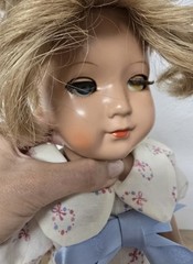 Toy Doll Celluloid Schildkröt Doll 44 cm Collector’s Original Sleeping Eyes