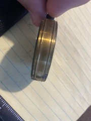 VINTAGE COMPASS – MADE IN FRANCE w ORIGINAL CASE POSSIBLY MILITARY GLASS COVER