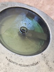Vintage Suunto Helsinki Clinometer In Rough Condition & Suunto Compass Used N4.