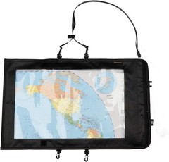 Waterproof Hiking Map Case with Clear Window and Removable Carry Strap