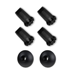Trekking Pole Accessory Set – Bundle Tips for Concrete & 4Tips & 2Mud Baskets