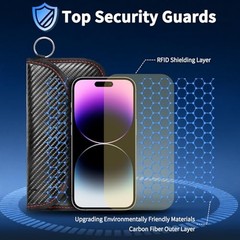 1 Pack Faraday Pouch Bag for Phone and Car Keys, RFID Signal Blocking Holder,
