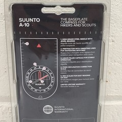 Suunto A-10 Baseplate Compass Hiking Camping Scouts New Sealed Made in Finland