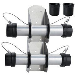 Waterproof Trailer Document Holder Aluminum Tube Trailer Registration Holder