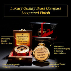 The Dream Chaser Compass – Go Confidently -2026 Unique Graduation Gifts for Him,