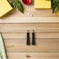 4Pcs Trekking Pole Tips Replacement Durable Carbon Steel Anti Slip Black