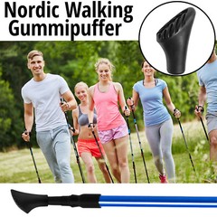 Nordic Walking Rubber Pads Tarmac Pads Replacement Feet Trekking Hiking Poles