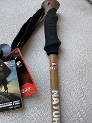 N-fit Trekking Poles NTP-404 Lightweight Adjustable Anti- Shock System New !!!